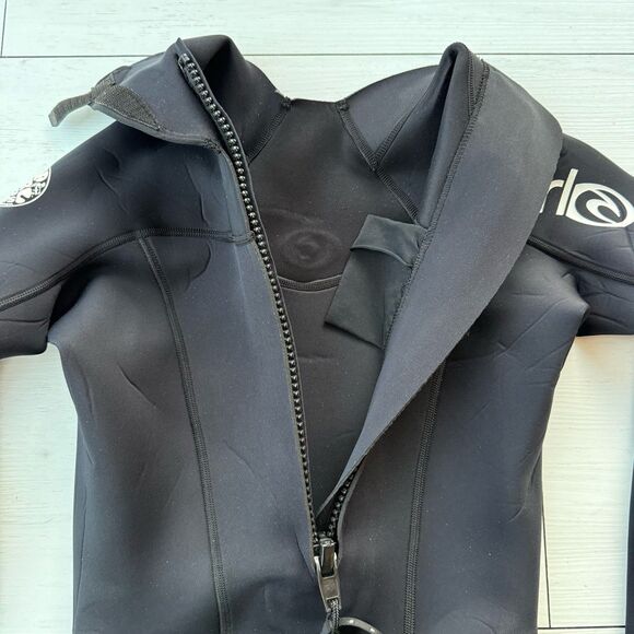 Rip Curl Women’s Size 8 Wet Suit Omega Flatlock 3.2 mm Black Back Zip - Picture 10 of 10